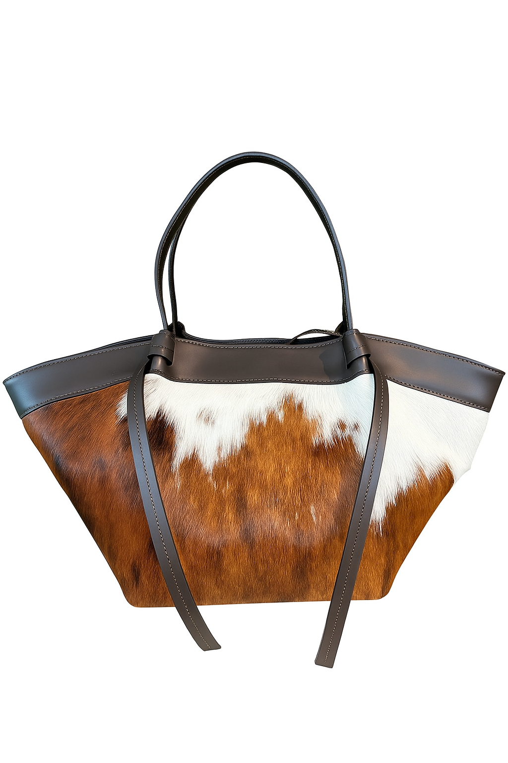 Hair-On Calf & Italian Leather Tote