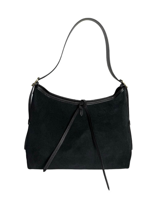Structured Italian Leather Shoulder Bag with Adjustable Strap by Modex™