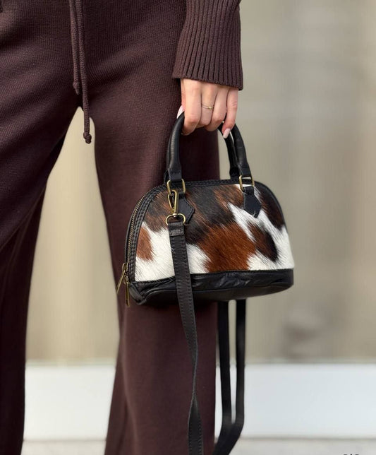 Mini Cavallino Bowler Bag