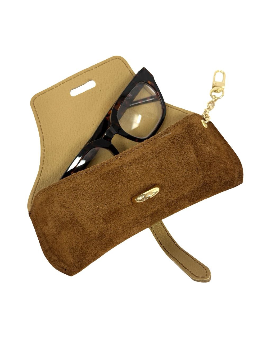 Italian Suede Eyeglass Case — Handmade in Italy
