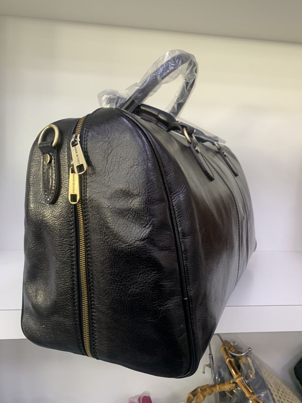 Italian Leather Weekender / Duffle