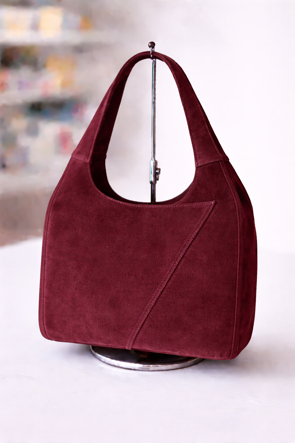 Suede Leather Shoulder Bag
