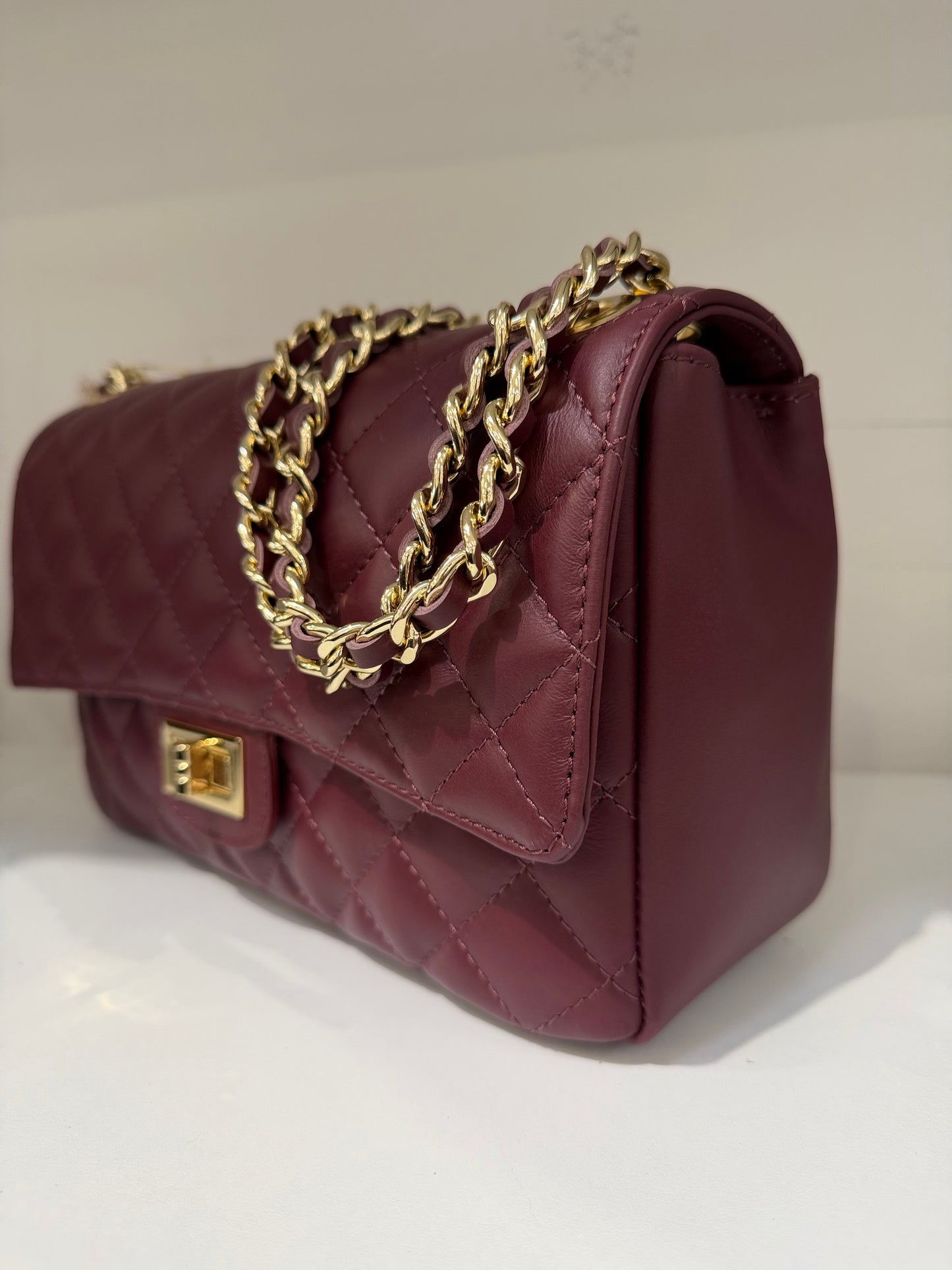 Classic Quilted Shoulder Bag