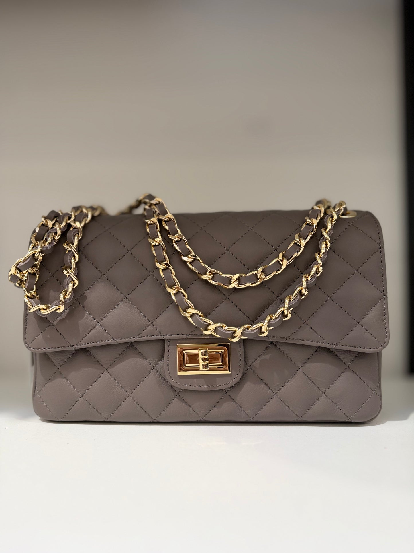 Classic Quilted Shoulder Bag