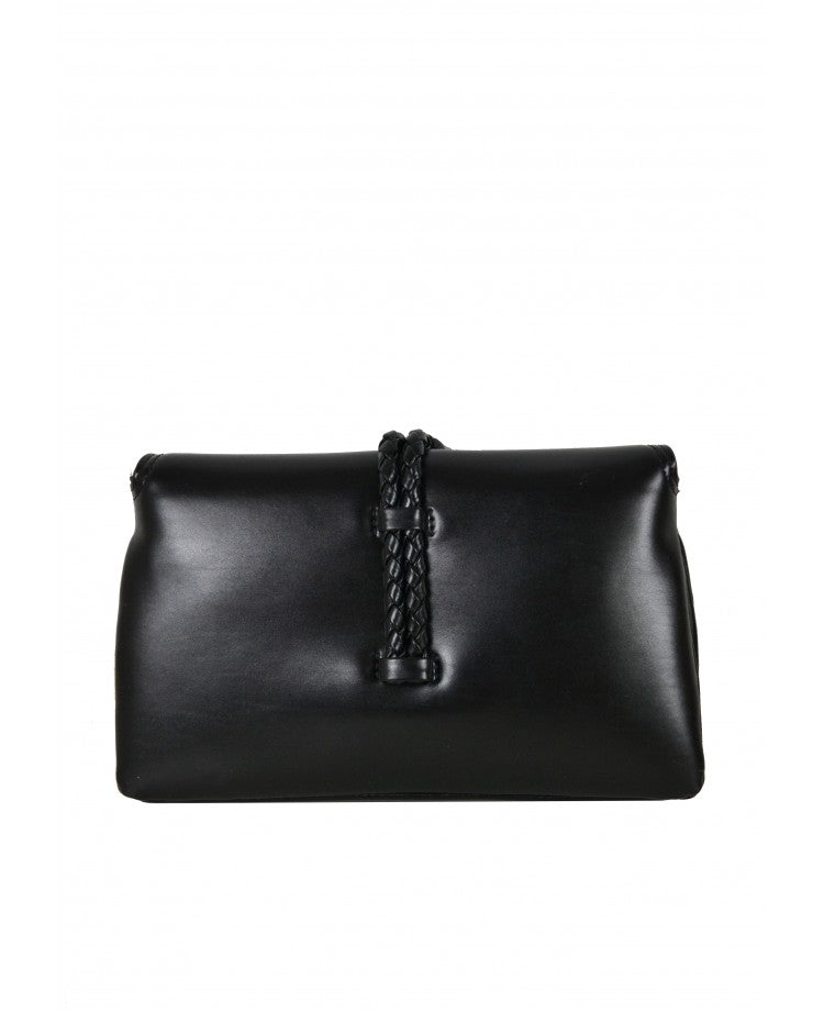 Elegant Leather Pochette — Removable Shoulder Strap
