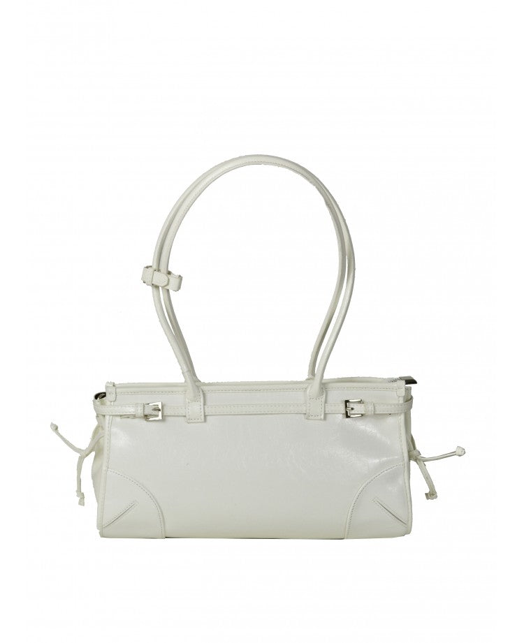 East–West Shoulder Bag — Genuine Italian Leather