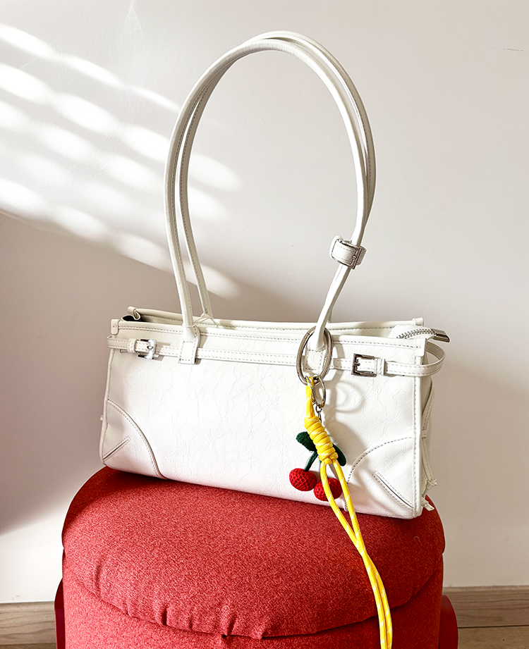 East–West Shoulder Bag — Genuine Italian Leather