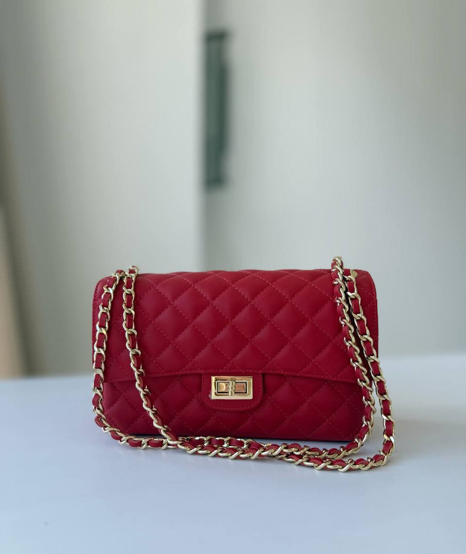 Classic Quilted Shoulder Bag