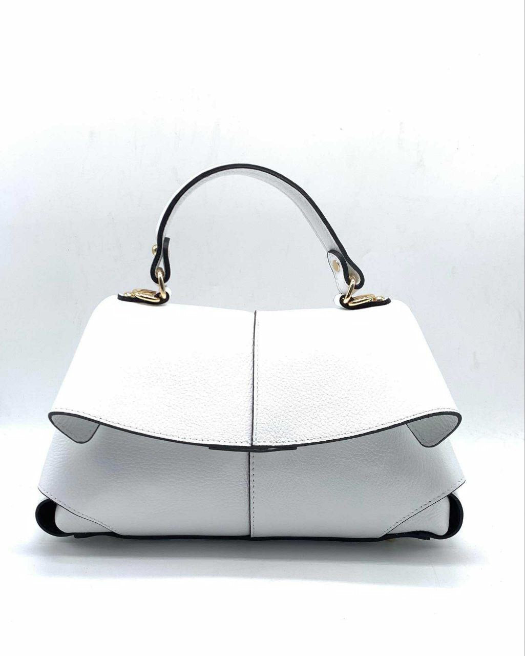 Structured Top-Handle Bag with Removable Strap