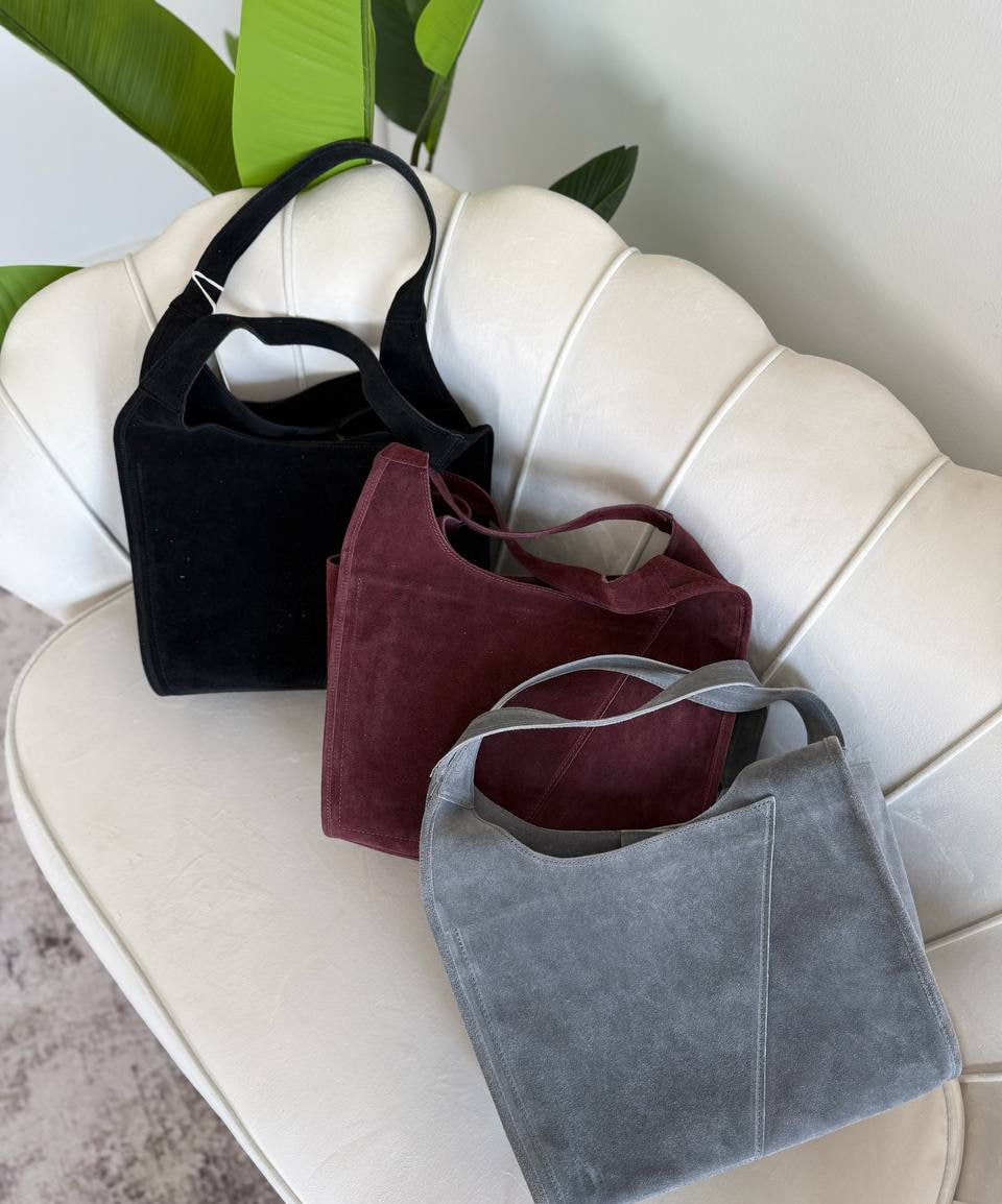 Suede Leather Shoulder Bag
