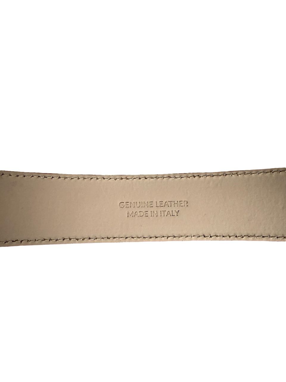 Adjustable Italian Leather Belt with Gold Buckle by Modex™