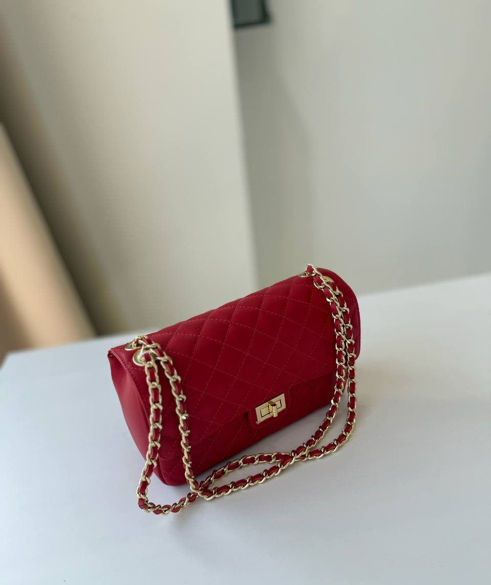 Classic Quilted Shoulder Bag