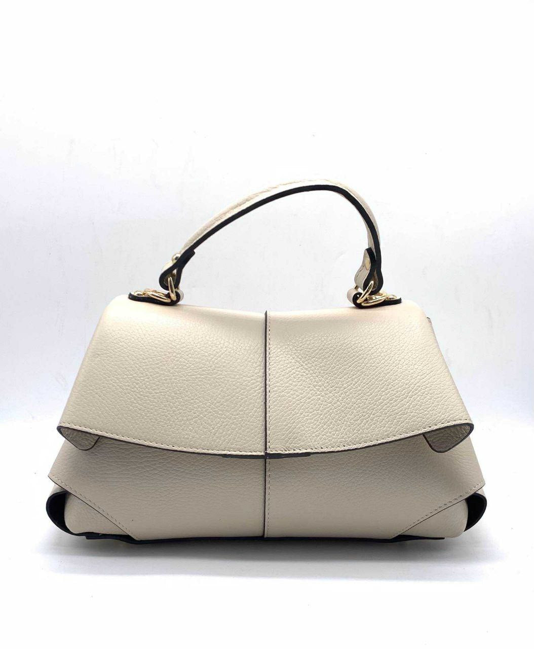 Structured Top-Handle Bag with Removable Strap