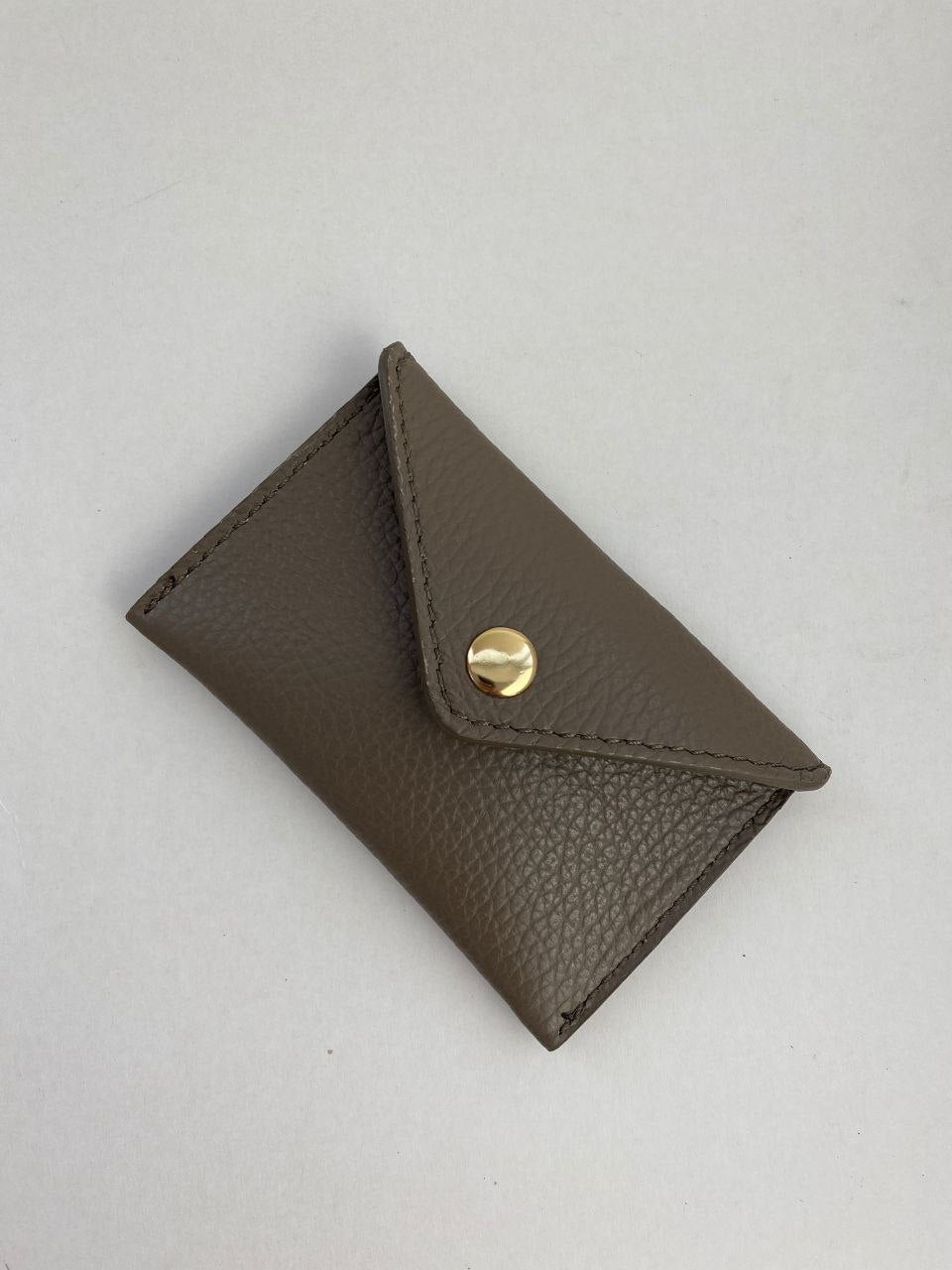 Mini Envelope Card Holder — Genuine Leather