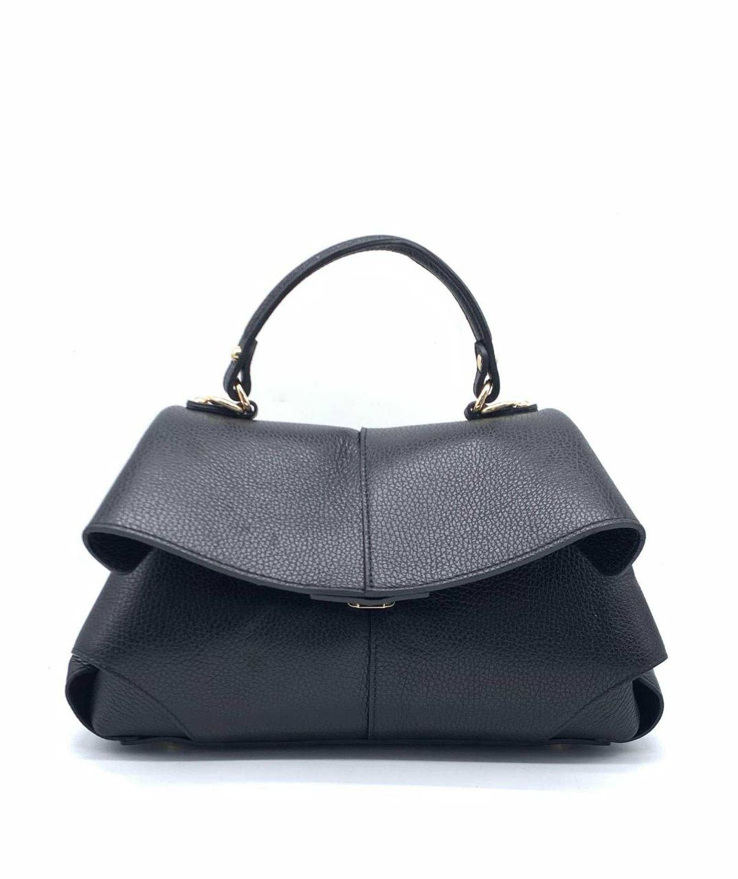Structured Top-Handle Bag with Removable Strap