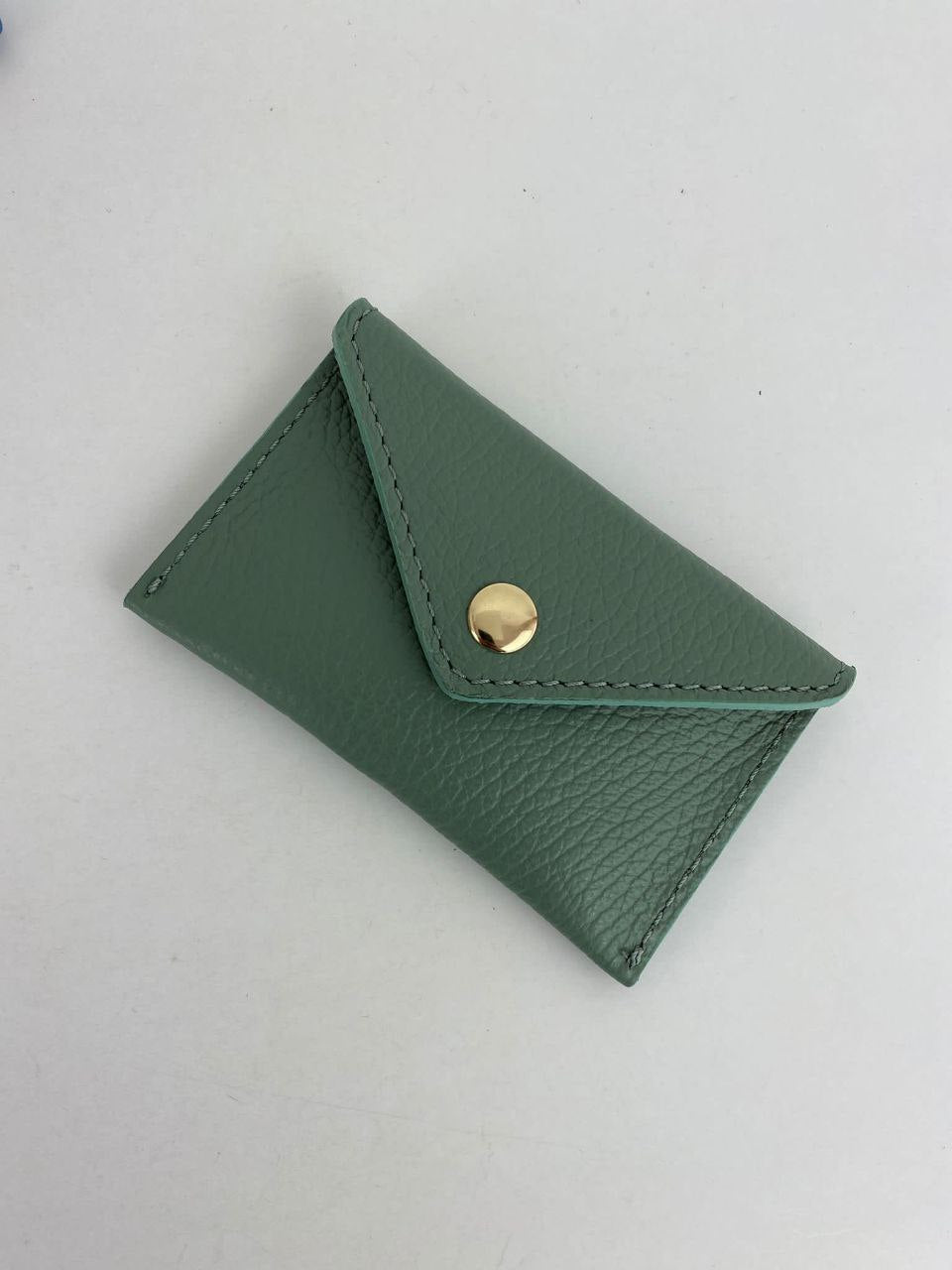 Mini Envelope Card Holder — Genuine Leather