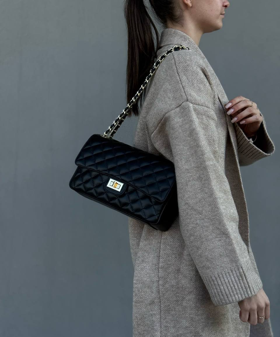 Classic Quilted Shoulder Bag