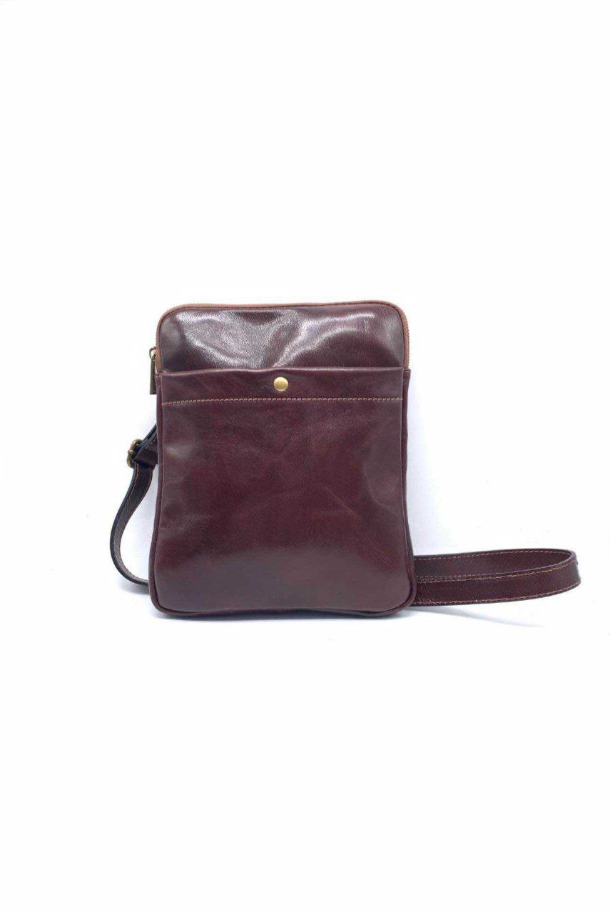 Men’s Italian Leather Crossbody Bag — Modex™