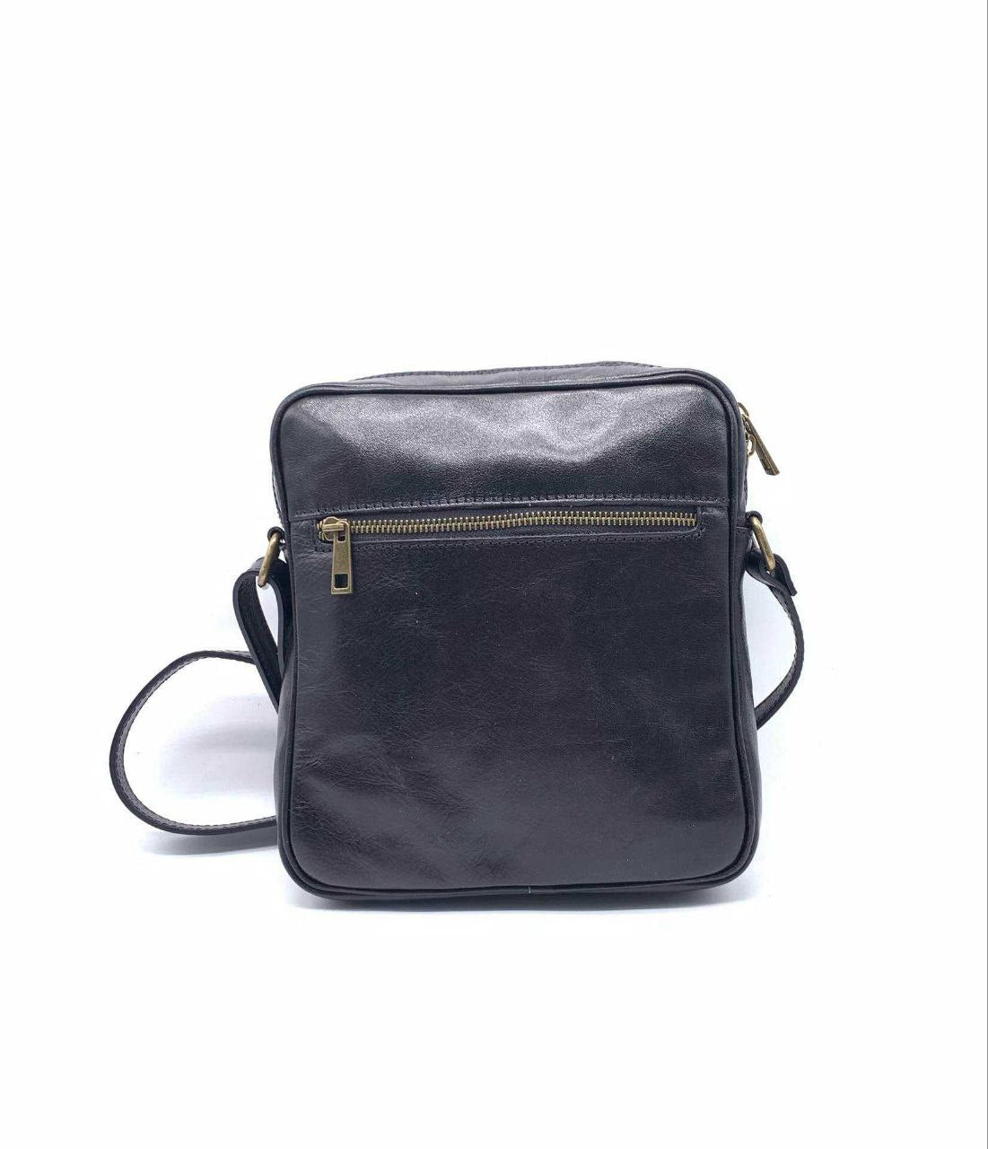 Men’s Compact Italian Leather Bag by Modex™ — Premium Quality, Made in Italy