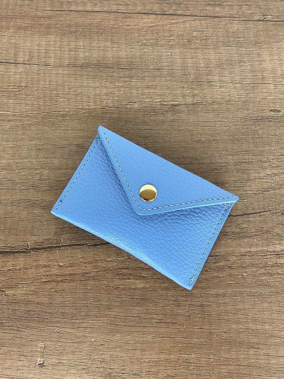 Mini Envelope Card Holder — Genuine Leather