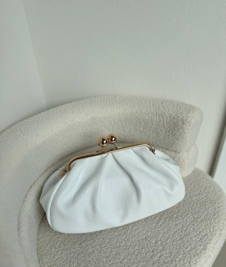 Leather Frame Bag with Kiss-Lock