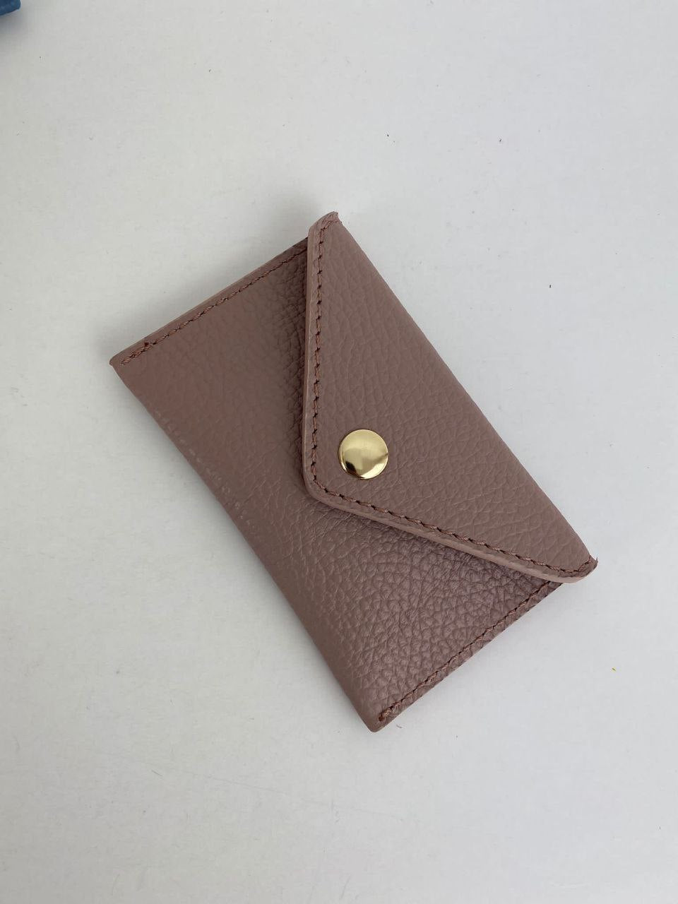 Mini Envelope Card Holder — Genuine Leather