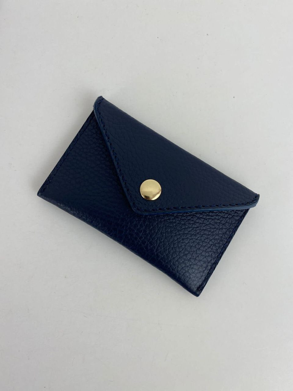 Mini Envelope Card Holder — Genuine Leather