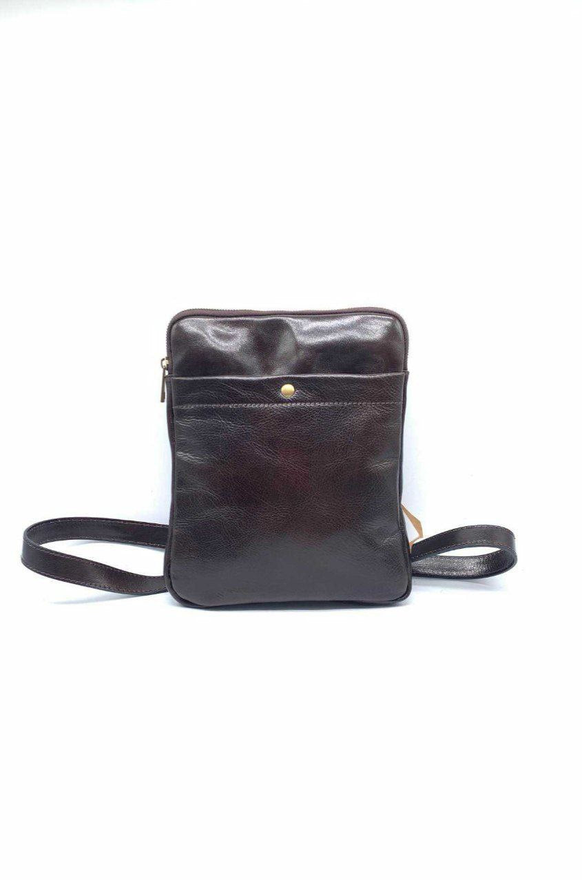 Men’s Italian Leather Crossbody Bag — Modex™