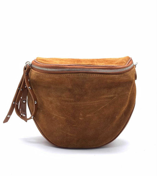 Versatile Italian Suede Belt & Crossbody Bag by Modex™