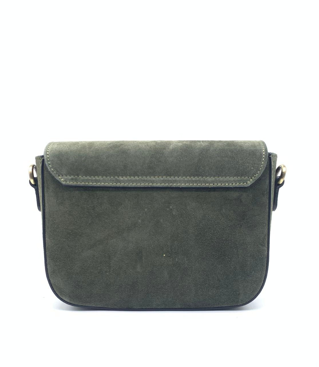 Italian Leather Crossbody with Metal Lock — Modex™