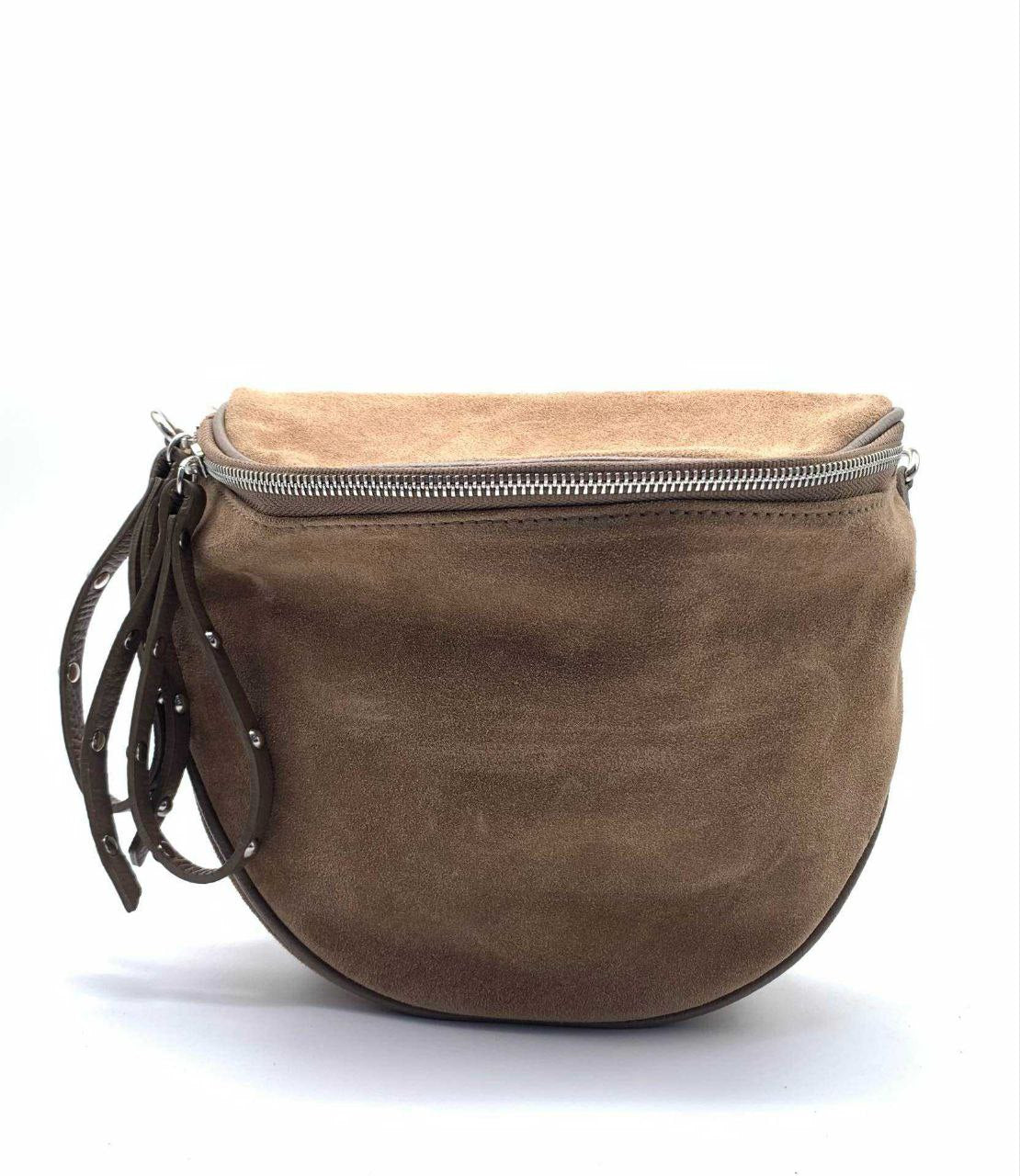 Versatile Italian Suede Belt & Crossbody Bag by Modex™