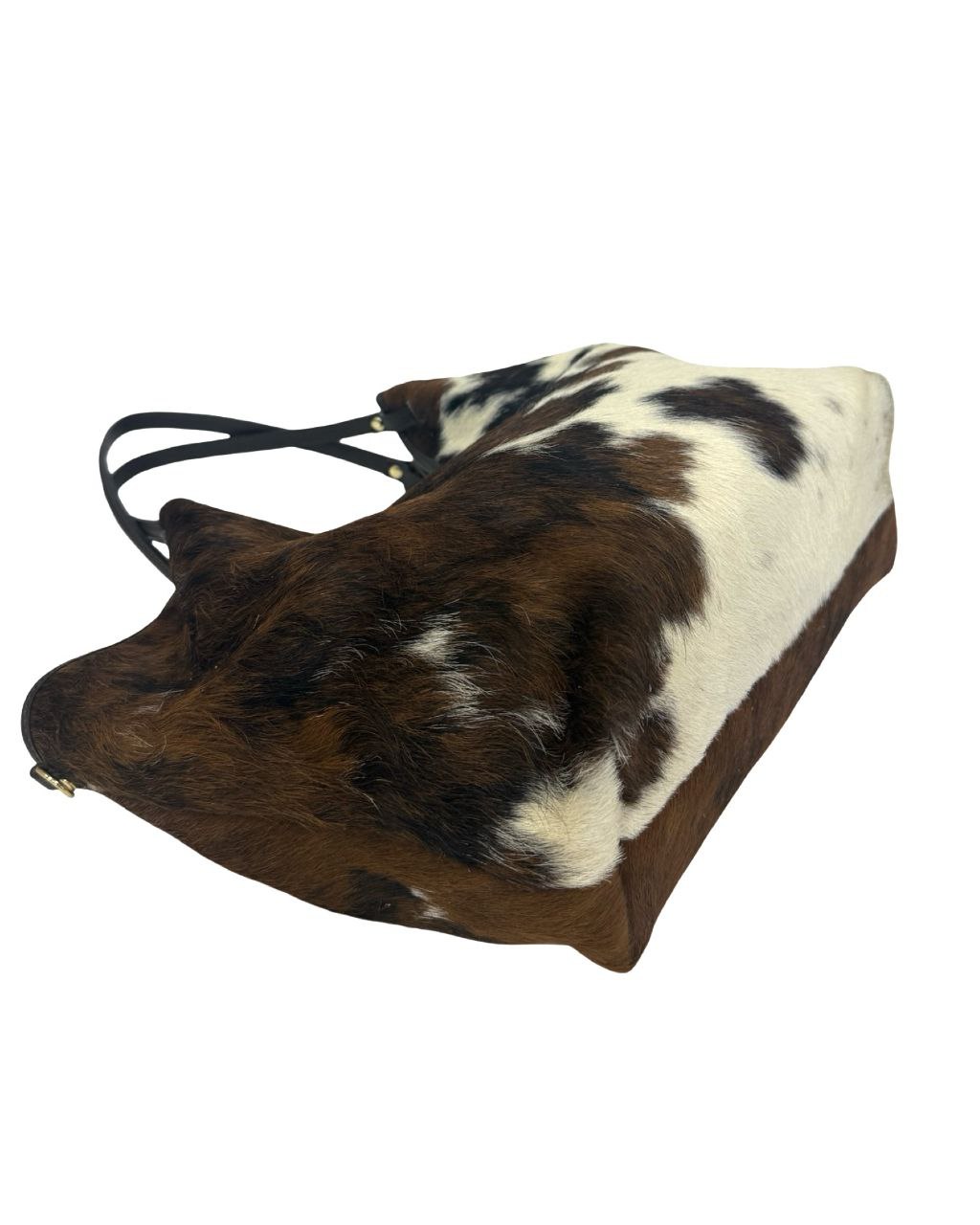 Hair-On Italian Leather Tote — Statement Luxury