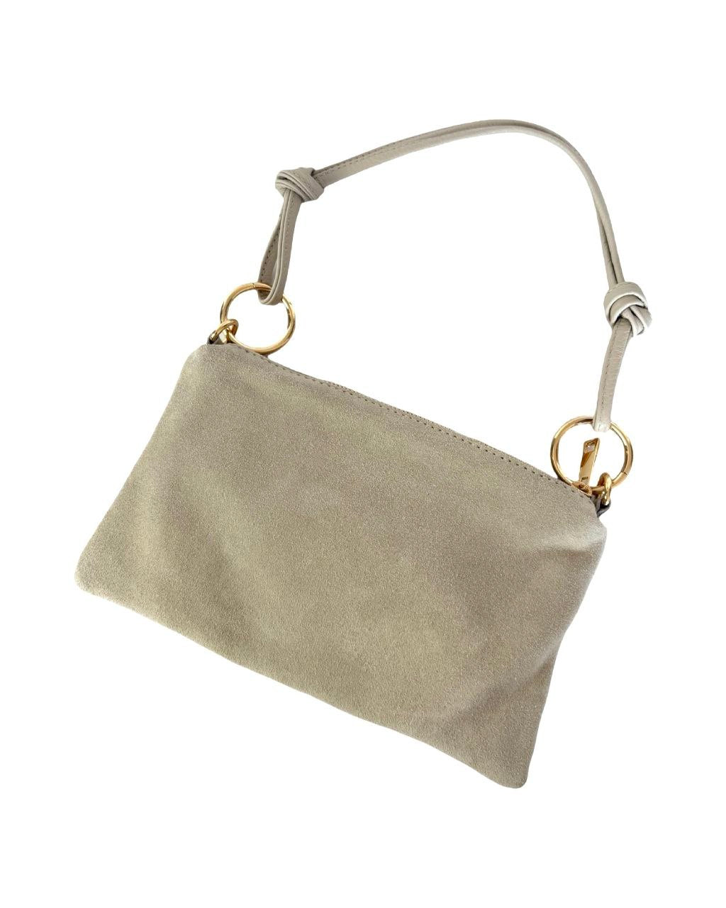 Compact Italian Leather Bag with Straps by Modex™