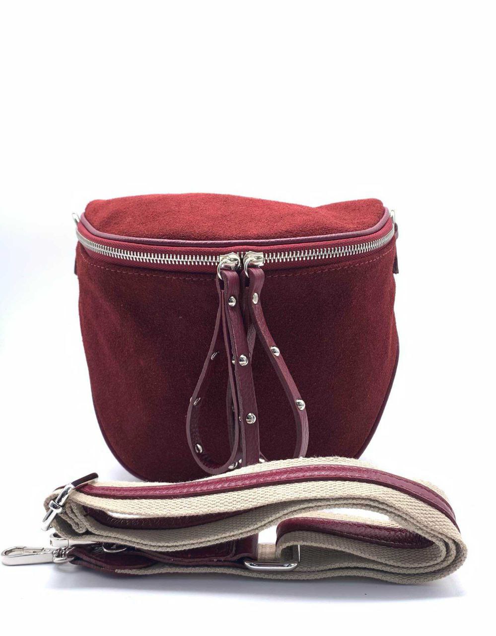 Versatile Italian Suede Belt & Crossbody Bag by Modex™
