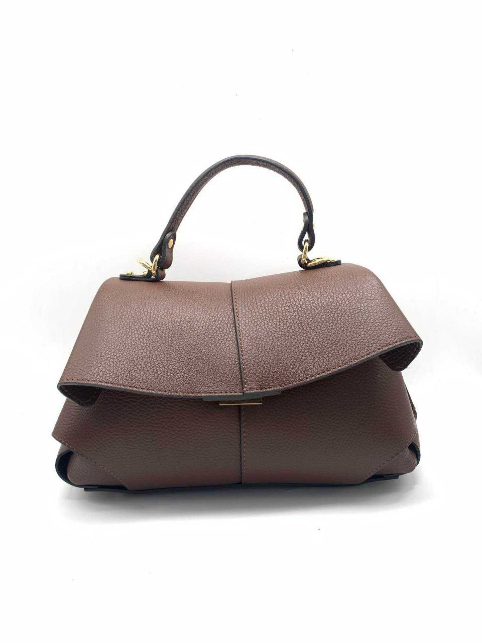 Structured Top-Handle Bag with Removable Strap