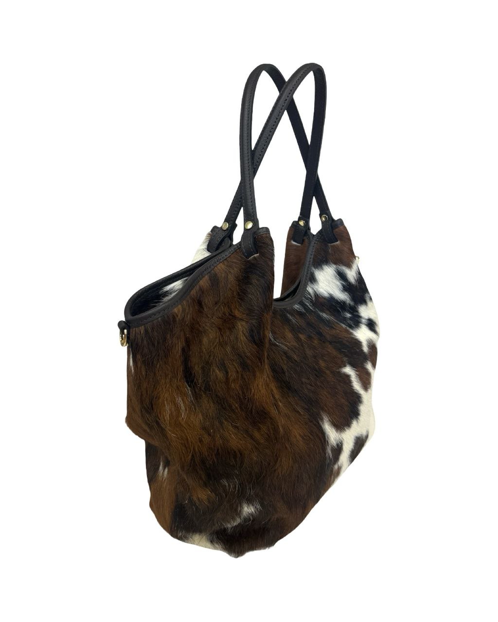 Hair-On Italian Leather Tote — Statement Luxury