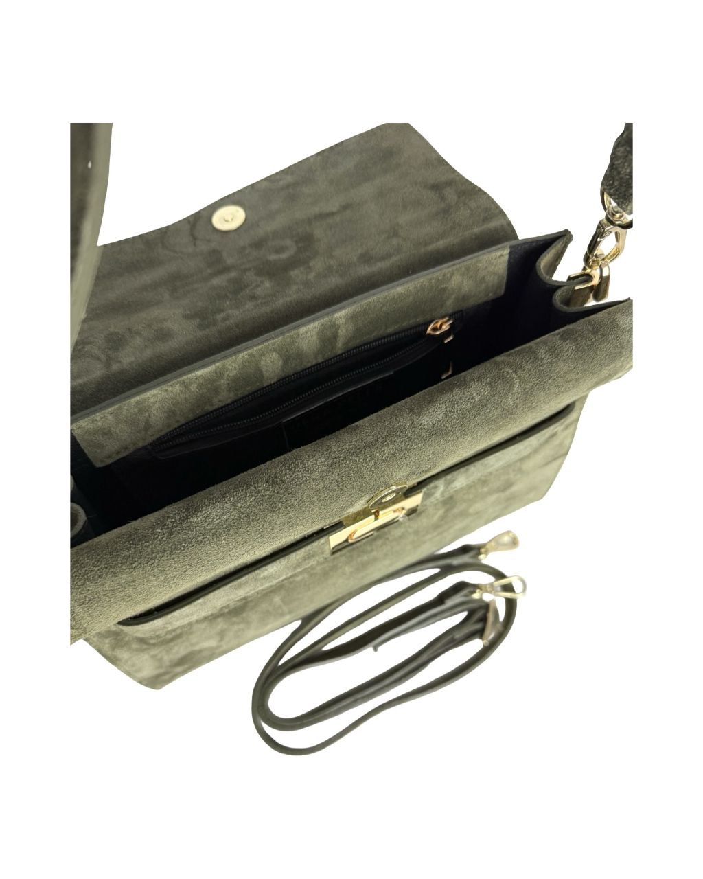 Italian Suede Shoulder/Clutch — refined and versatile