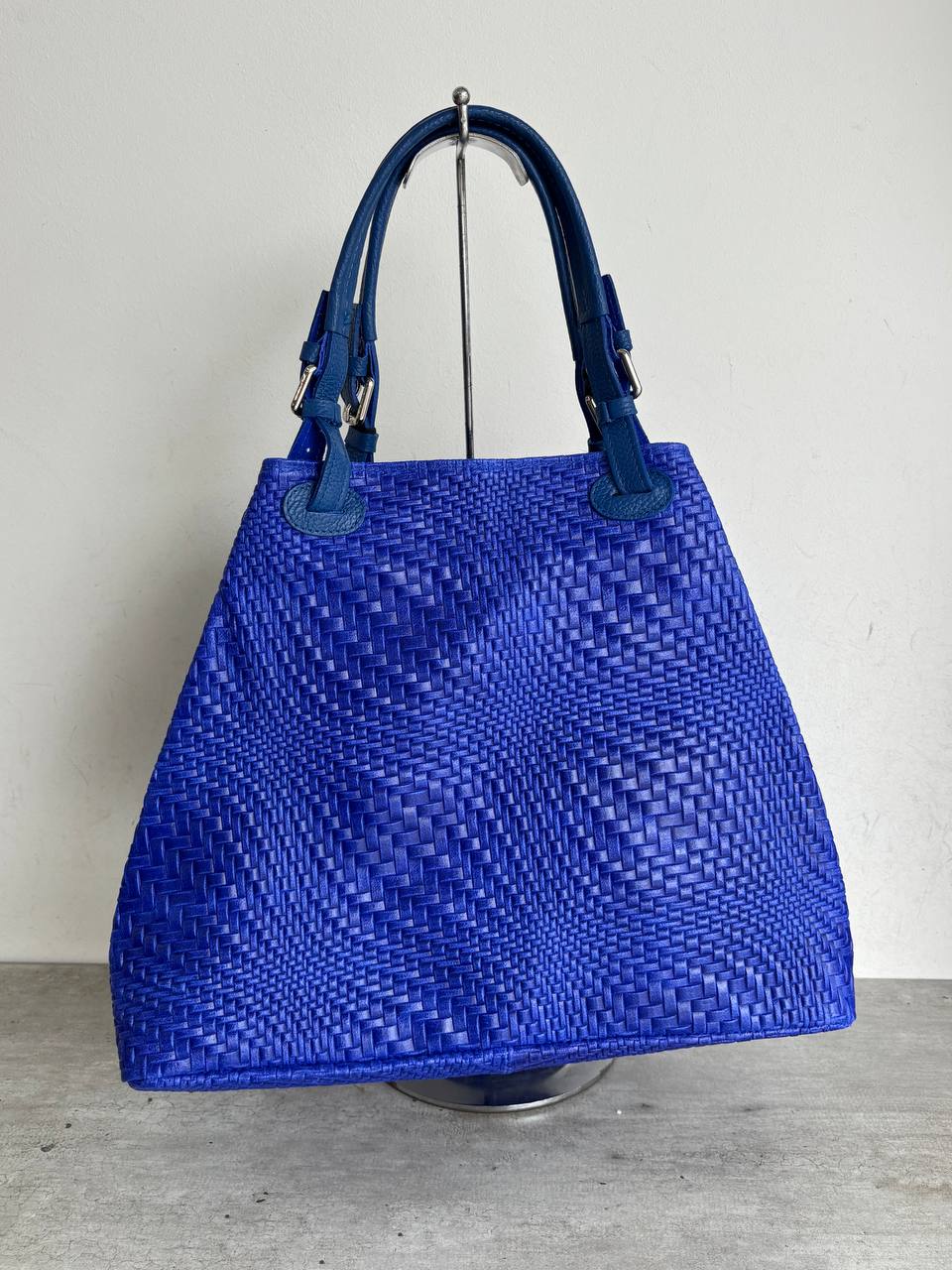 Woven Leather Tote