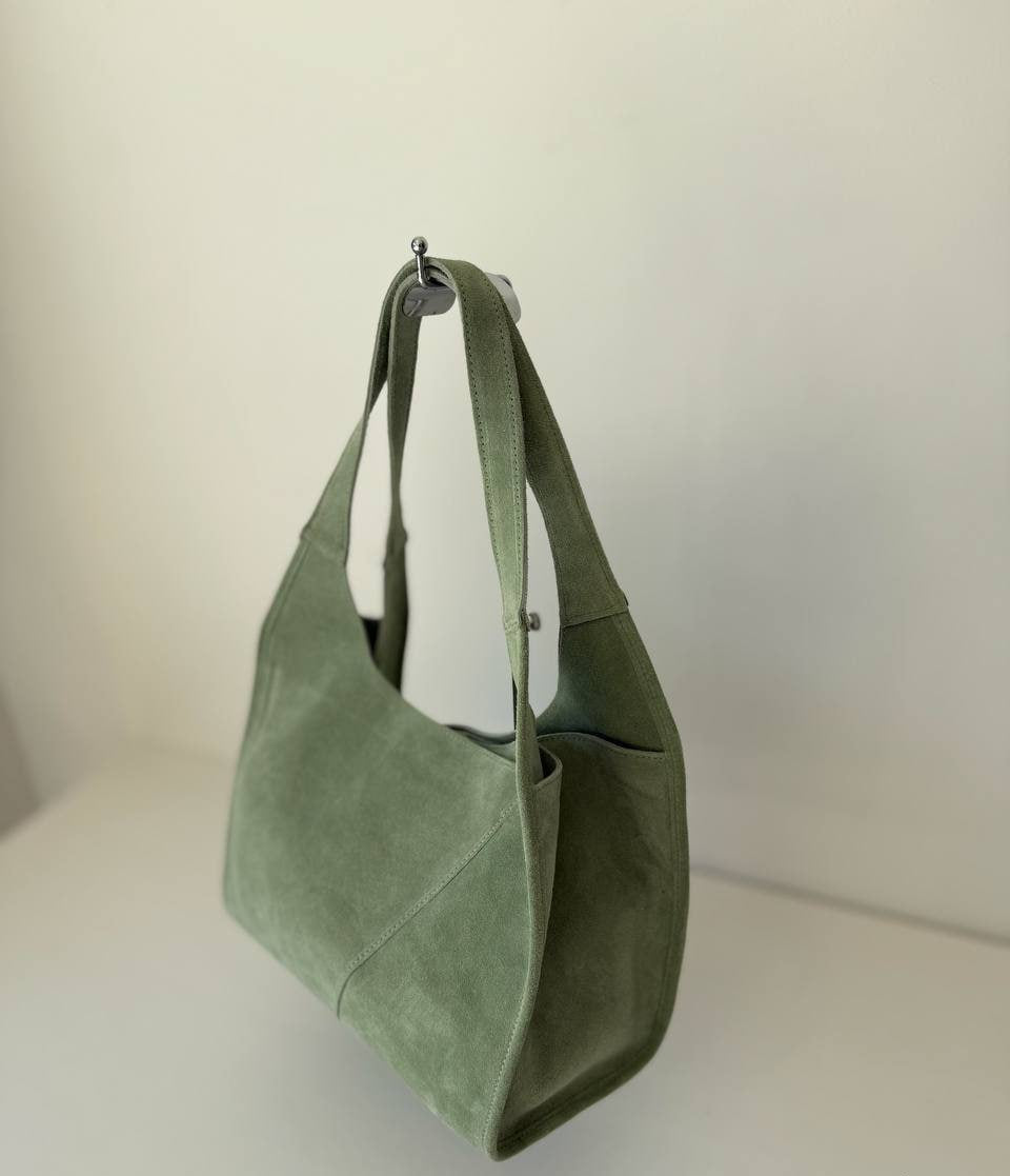 Suede Leather Shoulder Bag