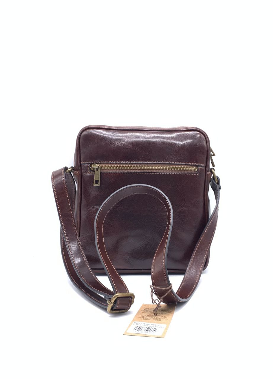 Men’s Compact Italian Leather Bag by Modex™ — Premium Quality, Made in Italy