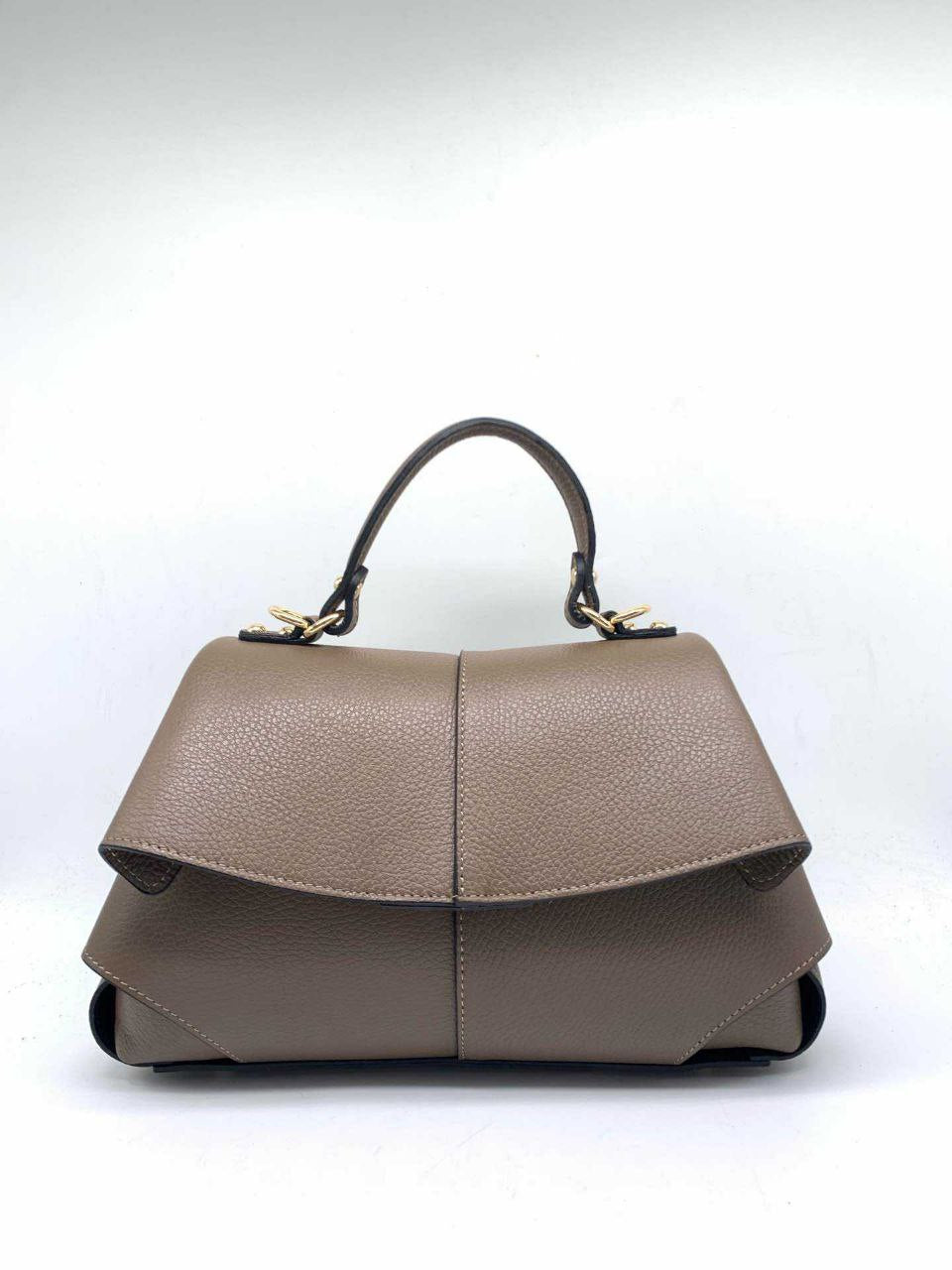 Structured Top-Handle Bag with Removable Strap