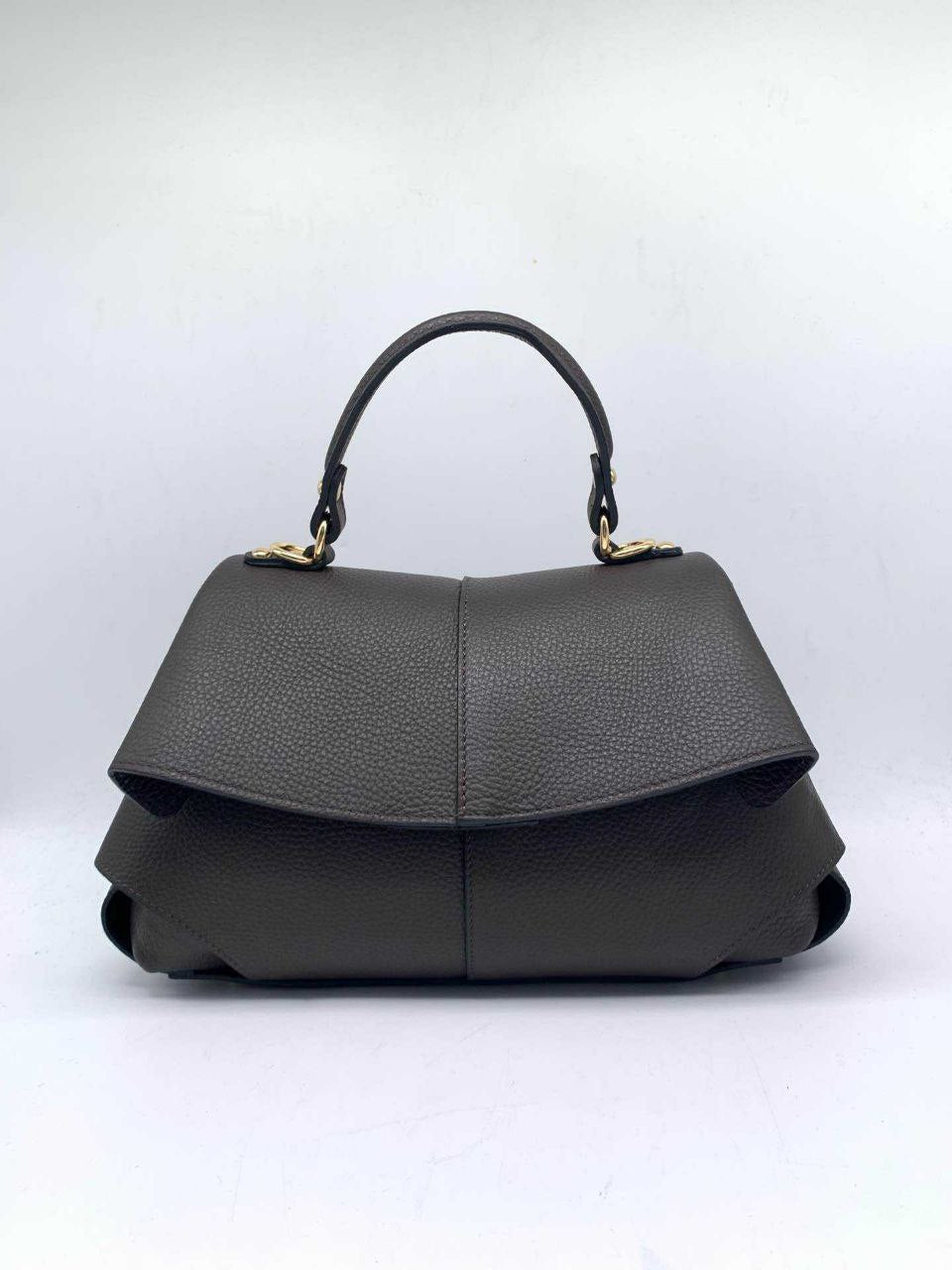 Structured Top-Handle Bag with Removable Strap