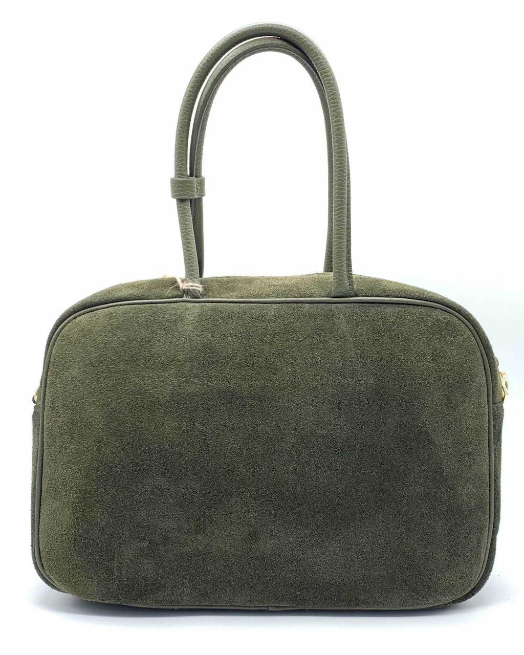 Italian Suede Leather Bag with Refined Detailing — Modex™