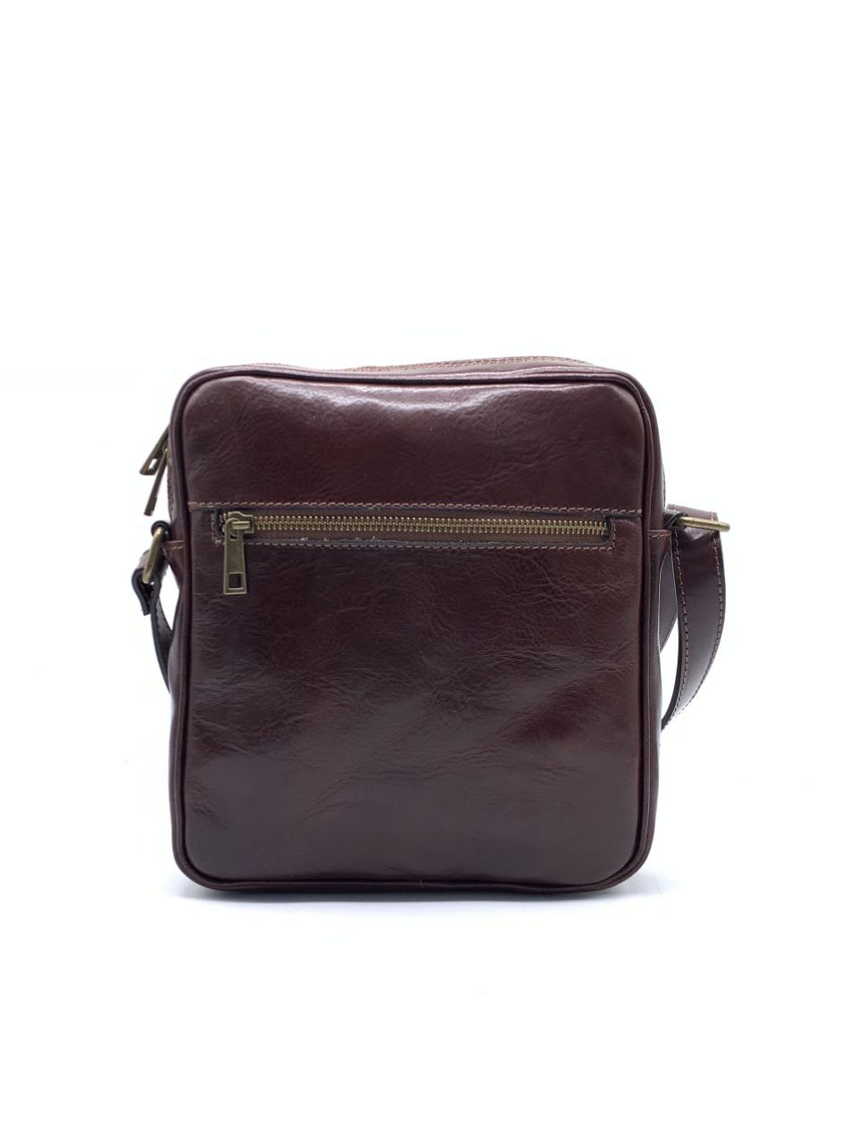 Men’s Compact Italian Leather Bag by Modex™ — Premium Quality, Made in Italy