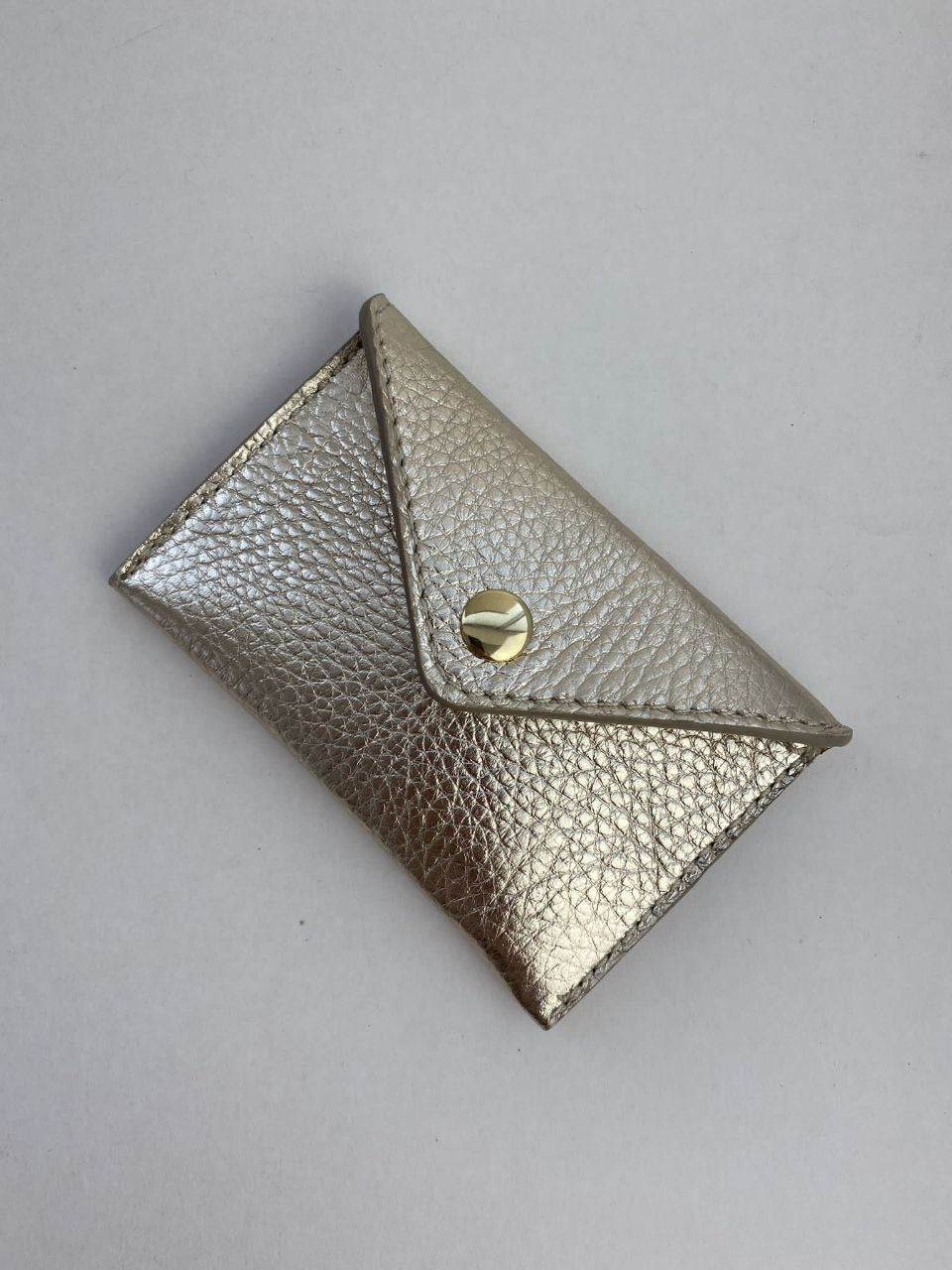 Mini Envelope Card Holder — Genuine Leather